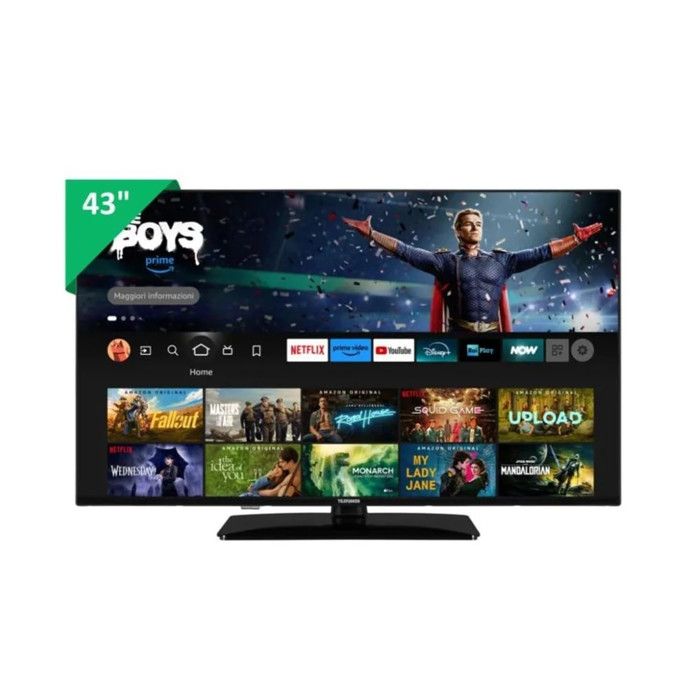 Smart TV TELEFUNKEN TE40759B50V4F 40 pouces HD 1366x768 (720p) Fire TV intégré