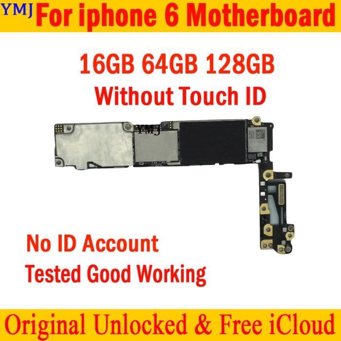 Carte Mère IPhone 6 64 Go – Libre Tout Opérateur – Touch ID Noir – Originale