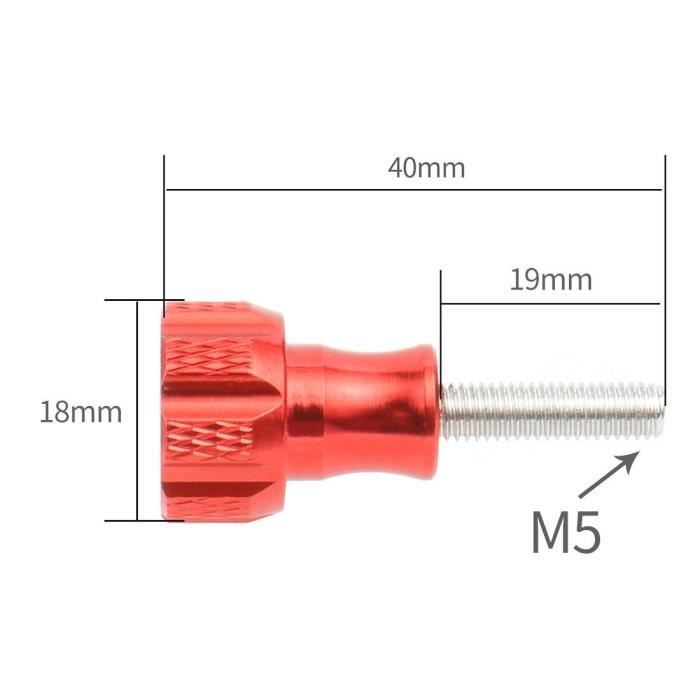 Vis De Fixation Pour Batteur KitchenAid 4.5-5Qt - Pièce De Rechange Pour Capot, Accessoires - Vis à Oreilles Métal
