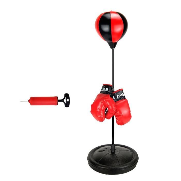 Punching ball enfant mini sur pied avec gant de boxe enfant jeu sac de frappe