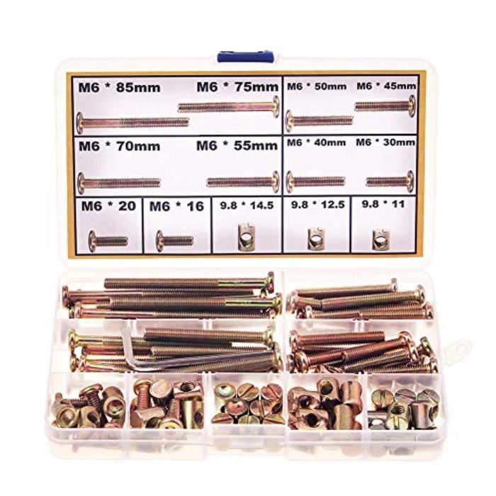 Organiseur De Lit X2l12 Remplacement De Vis Et Boulons De Berceau M6 Boulons Kit De Quincaillerie D Ecrous Pour Ensemble De Meubles Cdiscount Puericulture Eveil Bebe Organiseur De Lit X2l12 Remplacement De Vis Et Boulons De Berceau M6 Boulons Kit De Quincaillerie D Ecrous Pour Ensemble De Meubles Cdiscount Puericulture Eveil Bebe