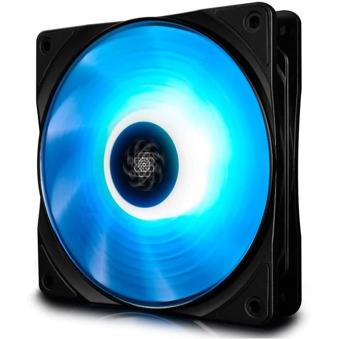 Corsair HD120 RGB LED 120mm PWM Ventilateur de Boitier avec Controller et Hub (Single Pack