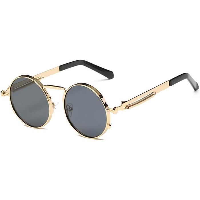 Lunette de soleil 2025 ronde vintage femme