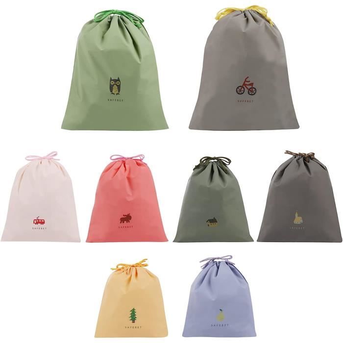 Sac À Cordon Imperméable, 8 Pcs Sac À Cordon De Serrage