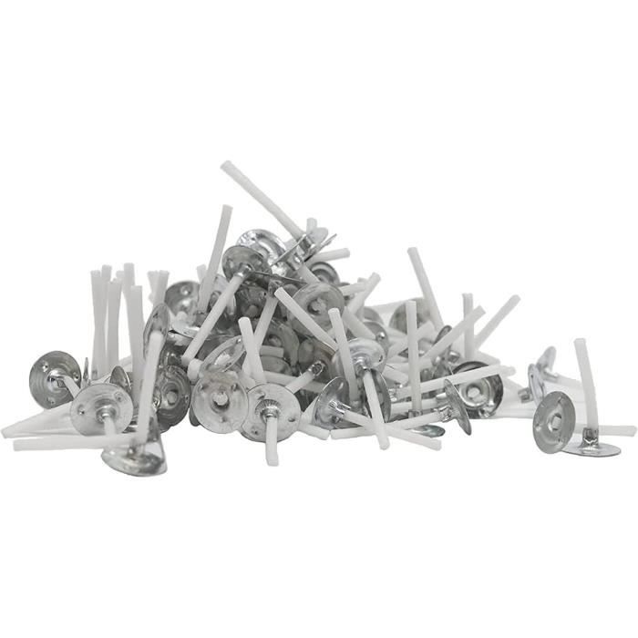 Yuktha Eternals Lot 1000 Mèches Coton Diya Batti Pour Pooja - Blanches 8,9 Cm