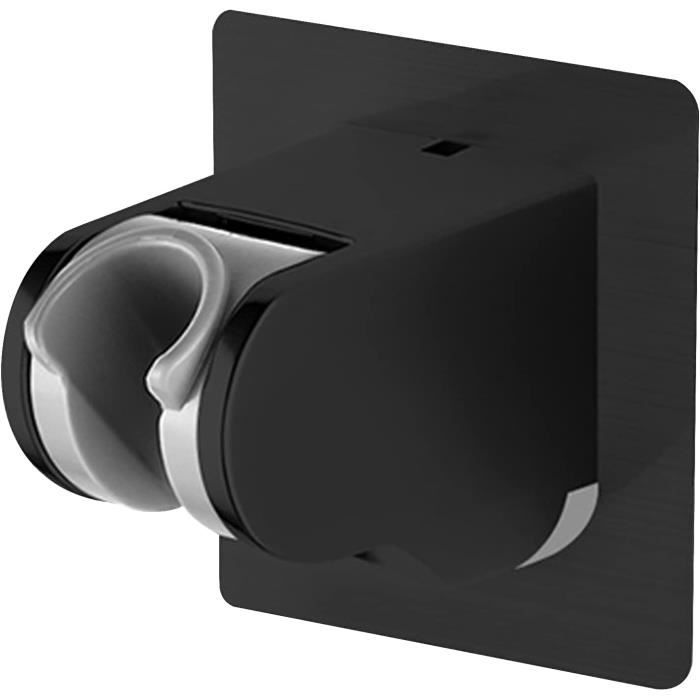 Support De Douche Sans Perçage, Support De Salle De Bain Autocollant En Acier Inoxydable Sus304 Noir 98903266