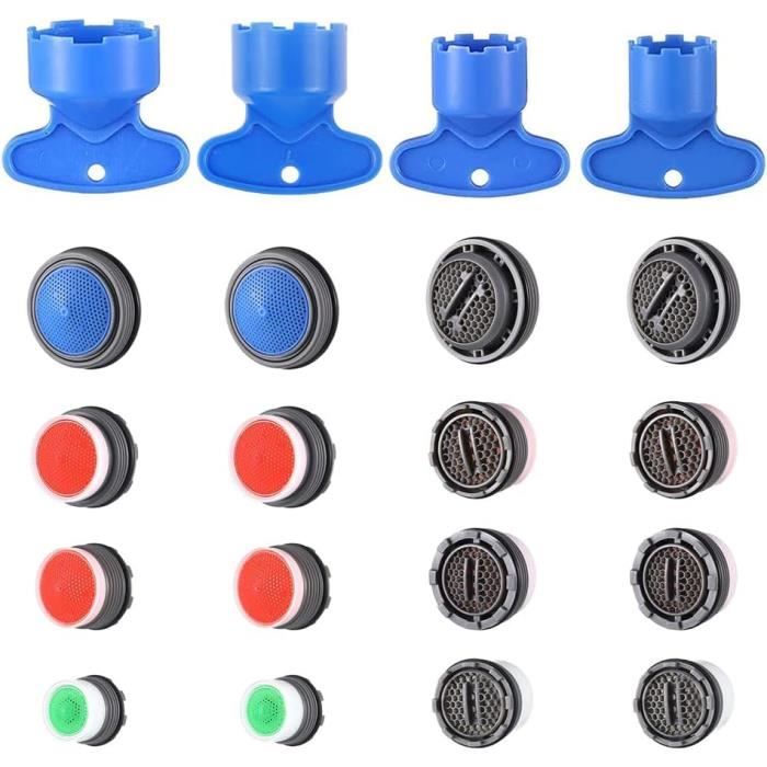 Lot De 6 Aérateurs De Robinet De Cuisine Avec Coque En Laiton 24 Mm