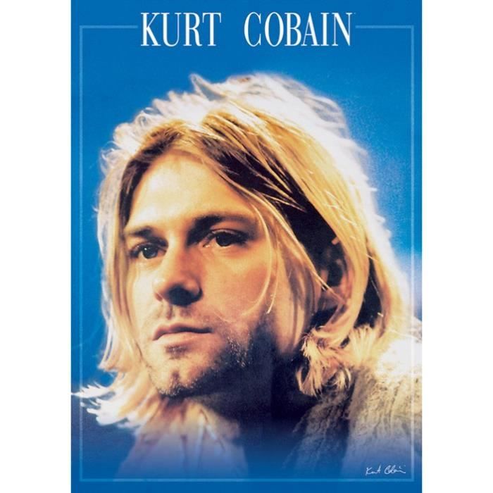 Poster Affiche Nirvana Kurt Cobain Rock Grunge Album Cover Nevermind 31cm x  31cm - Cdiscount Maison
