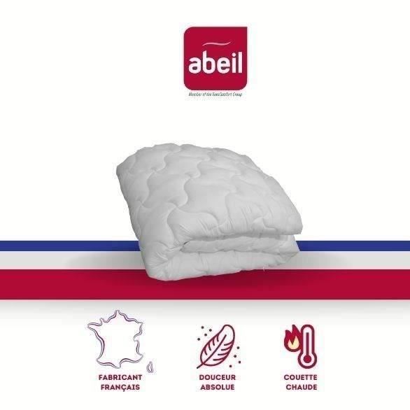 ABEIL Couette chaude Douceur Absolue 200x200 cm blanc