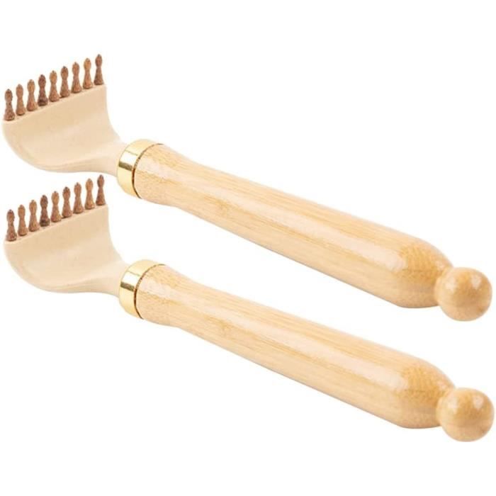 Gratte-dos Long En Bois VALICLUD - Multifonction (chausse-pied), Manche Longue, Portable, Pour Démangeaisons Et Aide