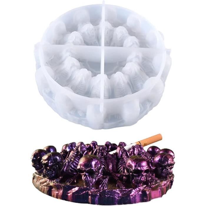 Moules Silicone Cendrier Epoxy Moules En DIY Moules En Résine Pour Cendrier Forme De Tête De