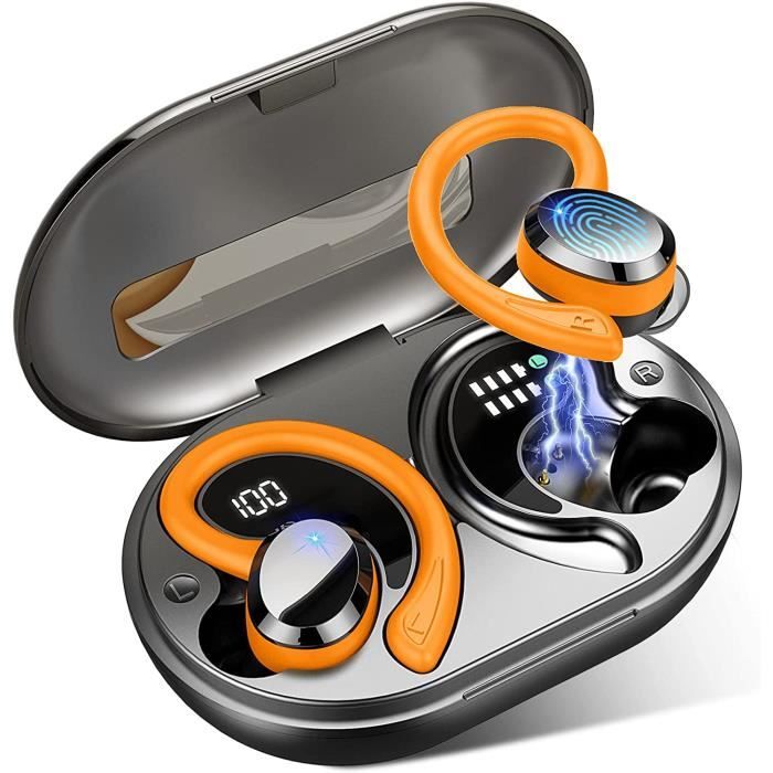Écouteurs Bluetooth Sport Acer - HiFi, Micro HD, étanches - Couleur Gris/noir - Neuf