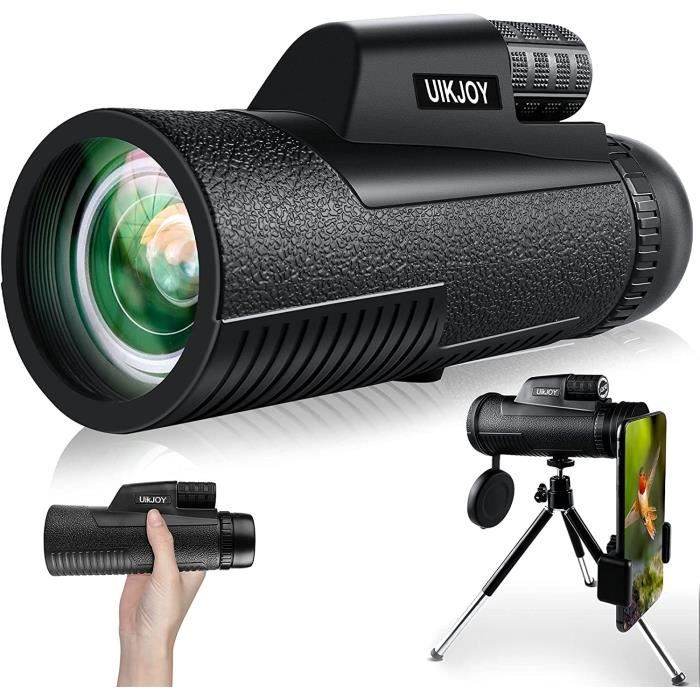Télescope Monoculaire Severnier 12x50 - Verre ED - Trépied Et Support Smartphone Inclus - Pour Observation Extérieure