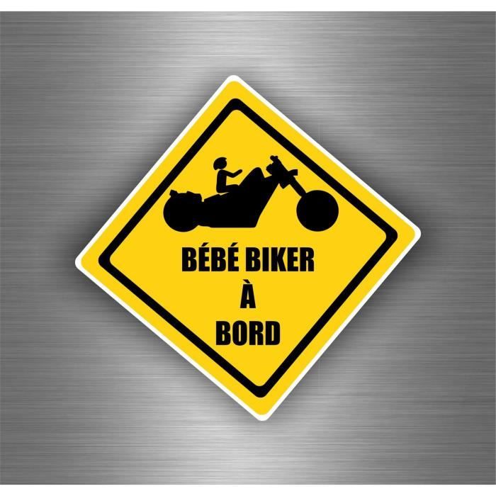 Autocollant Sticker Voiture Bebe Biker A Bord Moto Cdiscount Maison Autocollant Sticker Voiture Bebe Biker A Bord Moto Cdiscount Maison