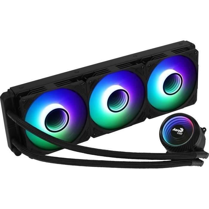 AEROCOOL Mirage L360 ARGB Noir – Kit de refroidissement watercooling CPU 360mm (Kit LGA1700 inclus)