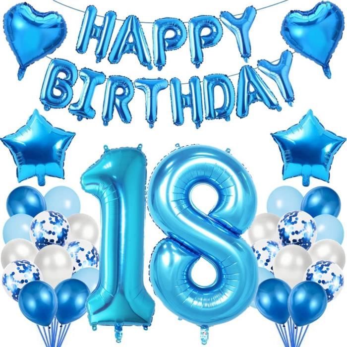 Kit Décoration Anniversaire Garçon 5 Ans – Ballons Rouge, Bleu, Jaune Avec Chiffre 5 Et étoile - 11