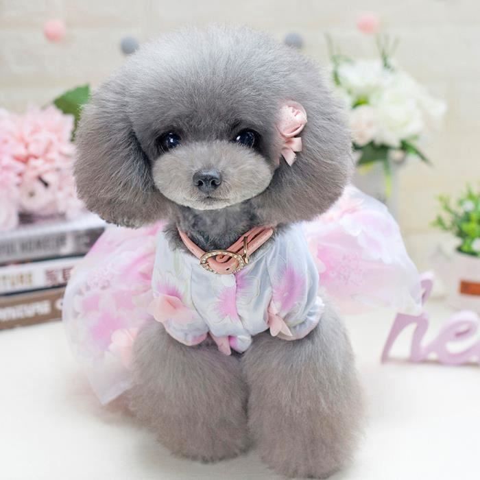 Tj Petite Robe Chien Chien Bowknot Robe De Chat De Chien Mignon Jupe D Ete Tjcop15a3172 Cdiscount