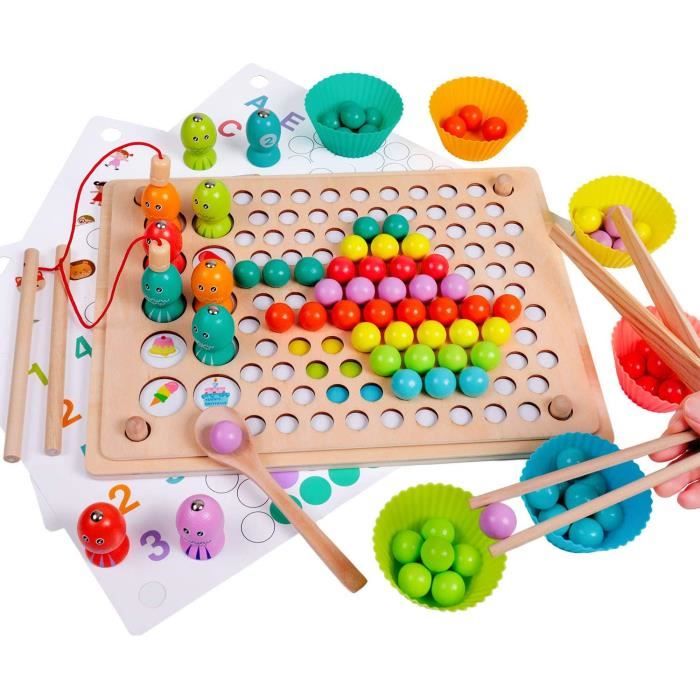 Jeu De Pêche Magnétique Vert – 10 Poissons, 3 Dauphins, 2 Cannes, Effet Musical, Dès 2-5 Ans