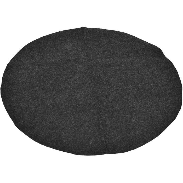 Tapis De Protection Sol Pour Barbecue – Rond Ignifuge – 120x120 Cm – Portable Pour Camping, Jardin - 10