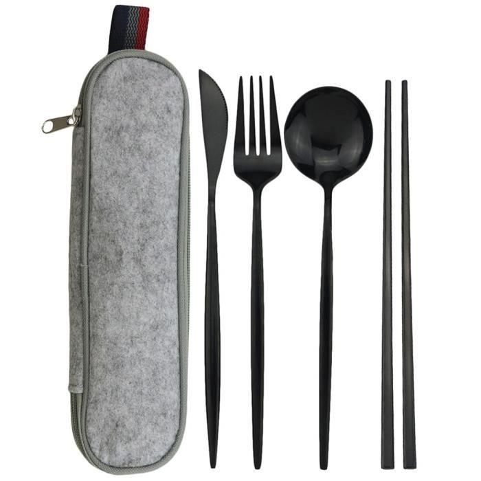 Promo Service De Table 18 Pièces, Ménagère Inox Avec Rangement chez
