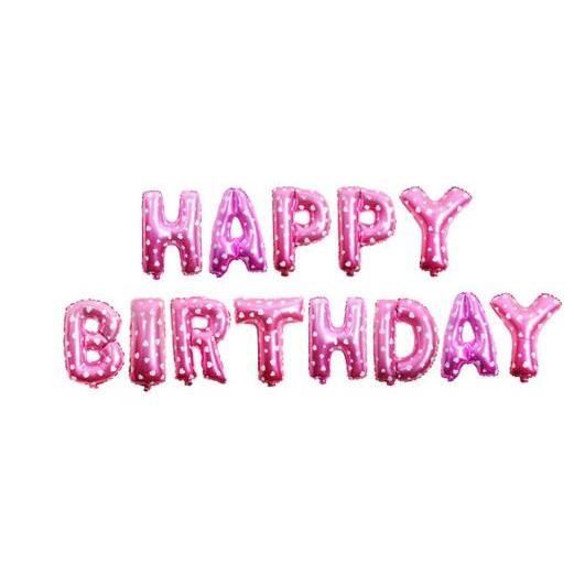 Ballon de baudruche Happy Birthday Letters Ballons de fête Bannière ...