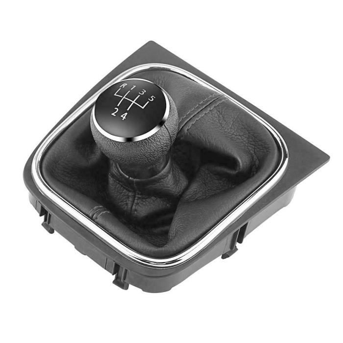 Pommeau De Levier De Vitesse Pour Mini R50 R52 R53 | Noir 6 Vitesses | Cuir PU Et ABS | Facile à Installer - 7