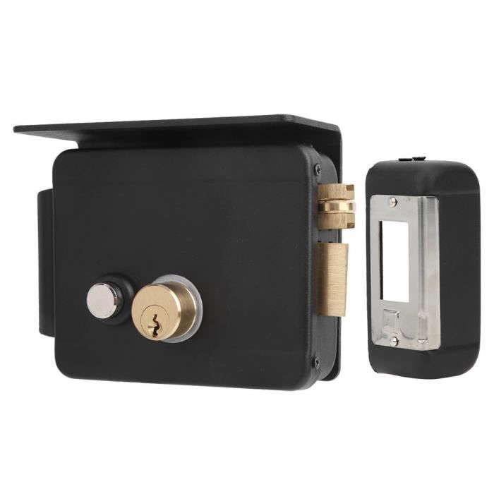 Sonew Serrure D'armoire électrique DC12V, Serrure De Loquet De Commande électrique En Métal Pour Boîtes Aux Lettres D'armoire De Casier De Tiroir D' école De Gymnase