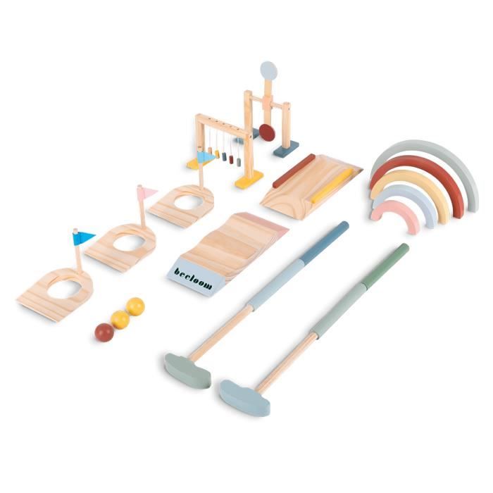 Beeloom - mini golf kit - jouet d'activite ensemble de mini-golf en bois  pour enfants, 3 ans - Cdiscount Jeux - Jouets