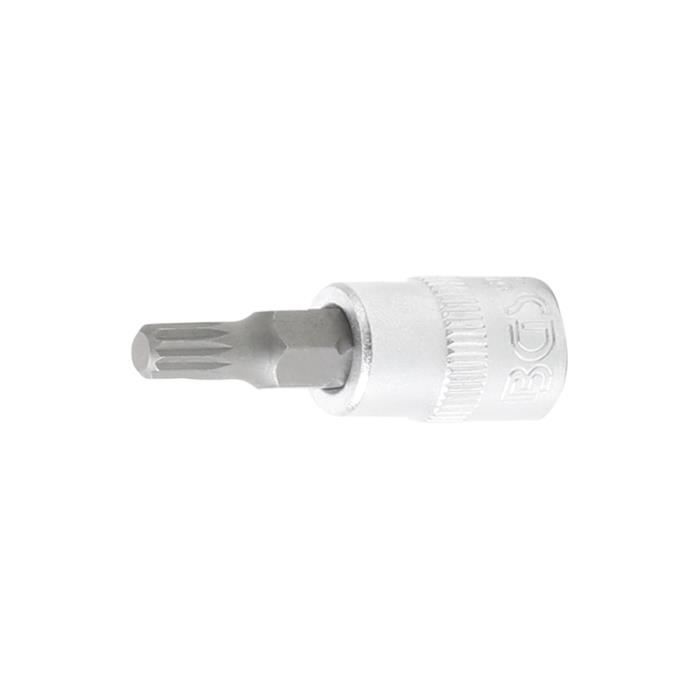 Douille à embouts - 10 mm (3/8) - denture multiple intérieure (pour XZN) M8