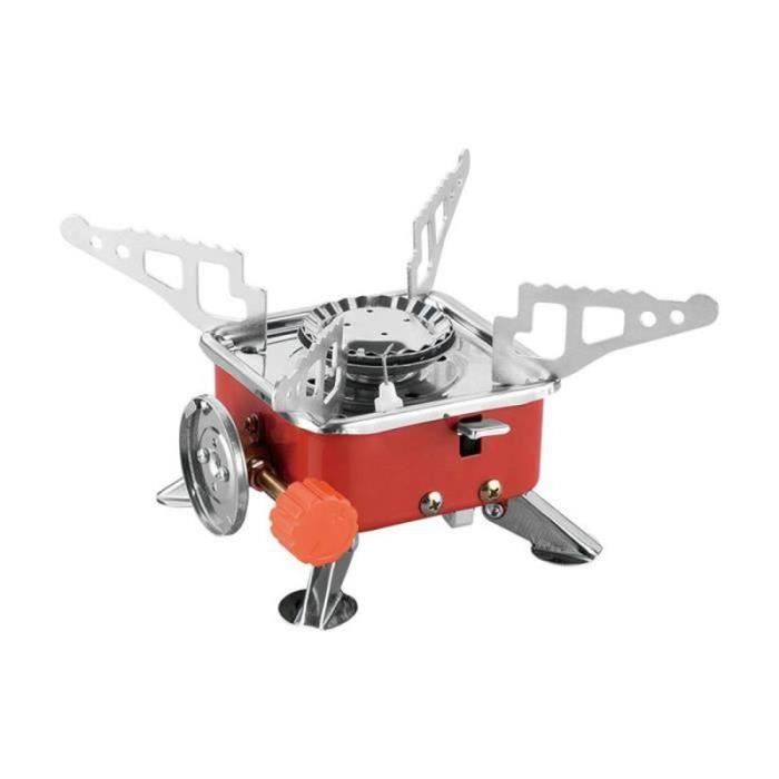 Réchaud De Camping Portable à Cartouche De Gaz - Compact, Allumage électronique, Sécurité Anti-surpression - Pour Pique-nique, Randonnée