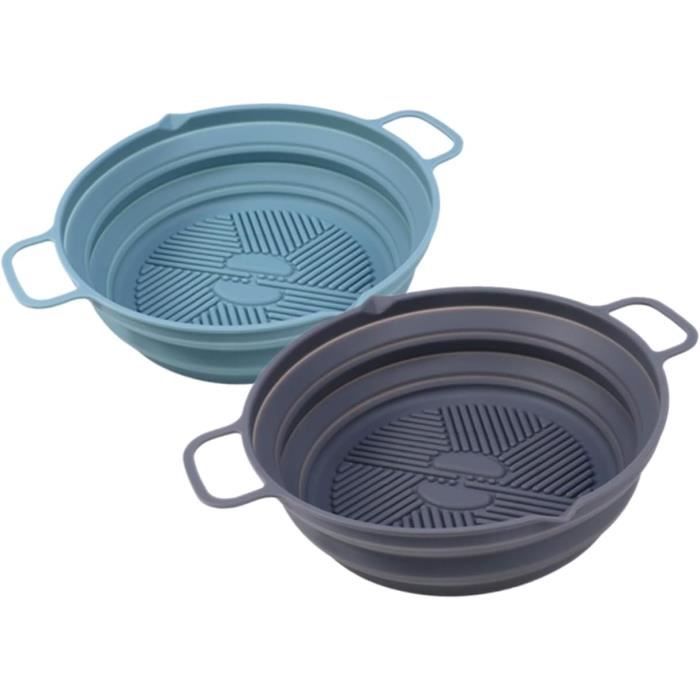 2 Pièces Plateau De Friteuse À Air Panier De Friteuse À Air Doublure De Friteuse À Air Friteuse