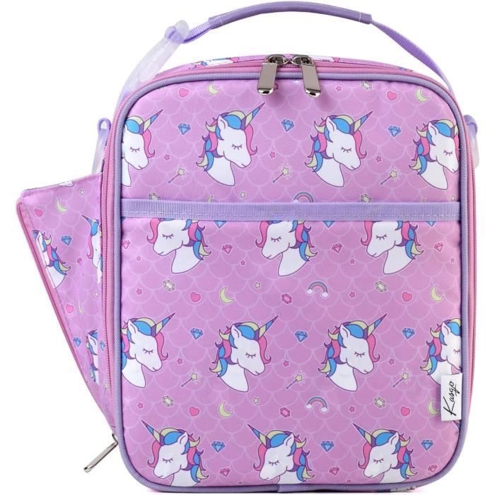 Sac Isotherme Repas Enfants VASCHY 5L - Léger, Design Dinosaure, Bandoulière Réglable - Pour école, Pique-nique, Voyages