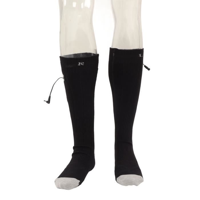 Chaussettes Chauffantes USB Pour Homme Et Femme - Peluche épaisse, Température 55°C, Antidérapantes