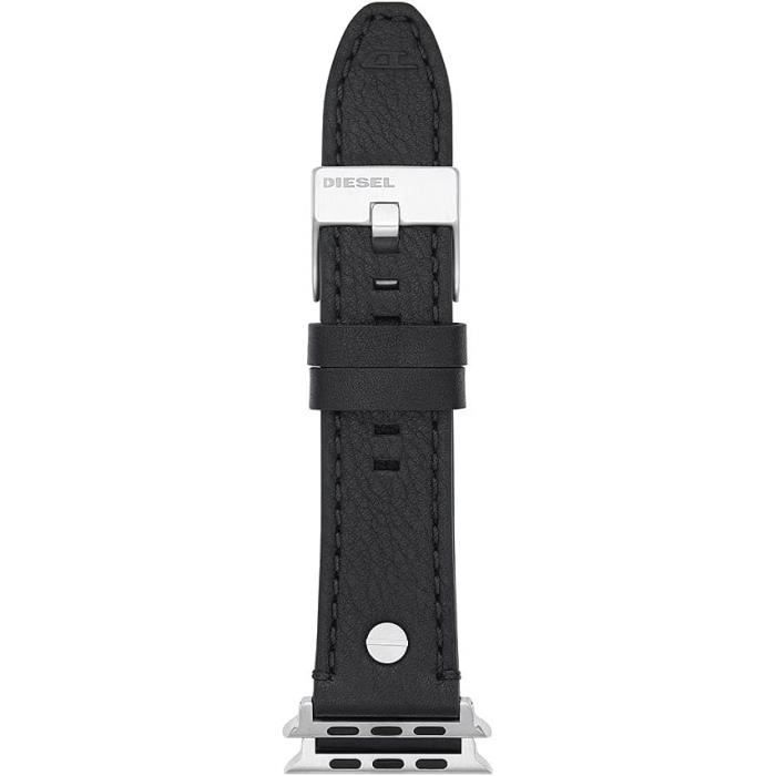 Diesel Bracelet en Cuir pour Apple Watch 42mm 44mm 45mm