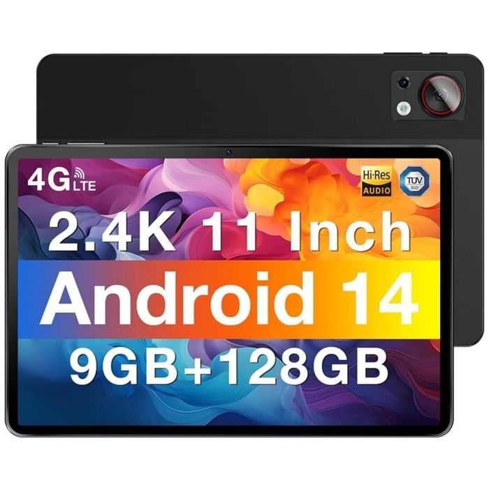 Tablette Tactile DOOGEE T30SE WIFI11 pouces 2.4KAndroid 148580mAh 9 Go + 128 GoDual 4G-TUV-HI-RES-Contrôle parental PC – Noir