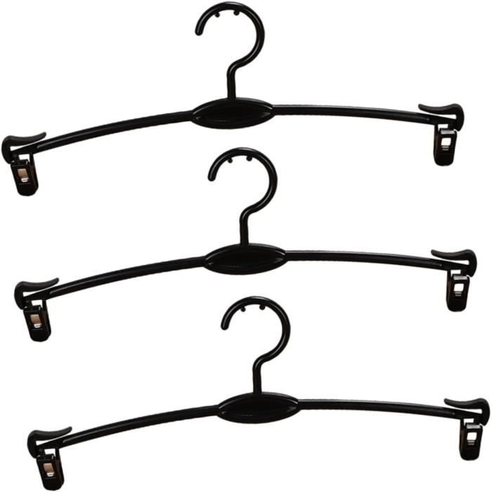 MUELODSIC 3 Pièces Cintres Plastique Robustes Porte Vêtements