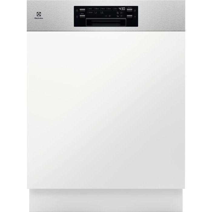 Lave-vaisselle semi-encastrable ELECTROLUX E62ID221SX - 14 couverts - Induction- L60cm - tiroir à couverts - 42 dB