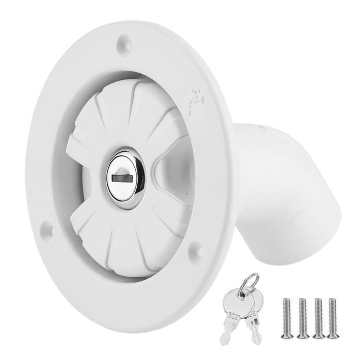 Entrée Remplissage Eau Pour Camping-Car RV - Couvercle Magnétique Verrouillé - Compatible Bateau, Remorque - ZJchao