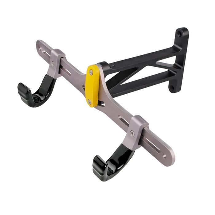 Support Mural Réglable Pour Vélo - Porte-vélo Mural, Capacité 1 Vélo, Acier, Noir