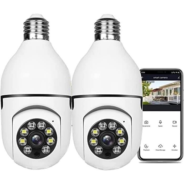CAMCAMP Caméra Surveillance WiFi Sans Fil Interieur 2MP+2MP Double Objectif  Babyphone Caméra - 2PCS Double Caméras - Cdiscount Bricolage