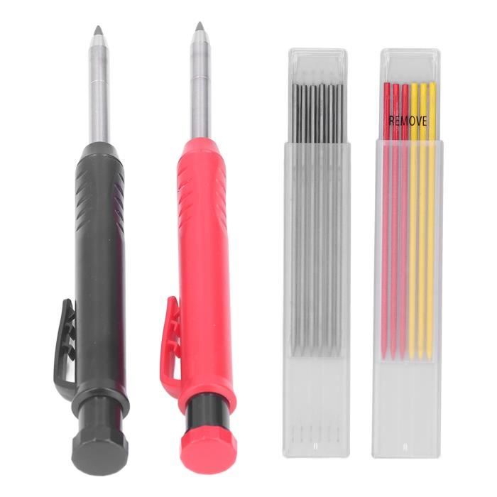 Crayon De Menuisier Personnalisable Avec Règle 14 Cm , Crayon Charpentier