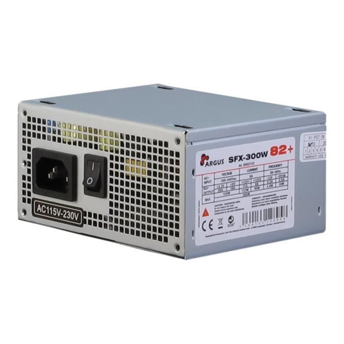 Alimentation PC SFX Spire 300W PFC Actif - Format Compact 80mm Ventilateur