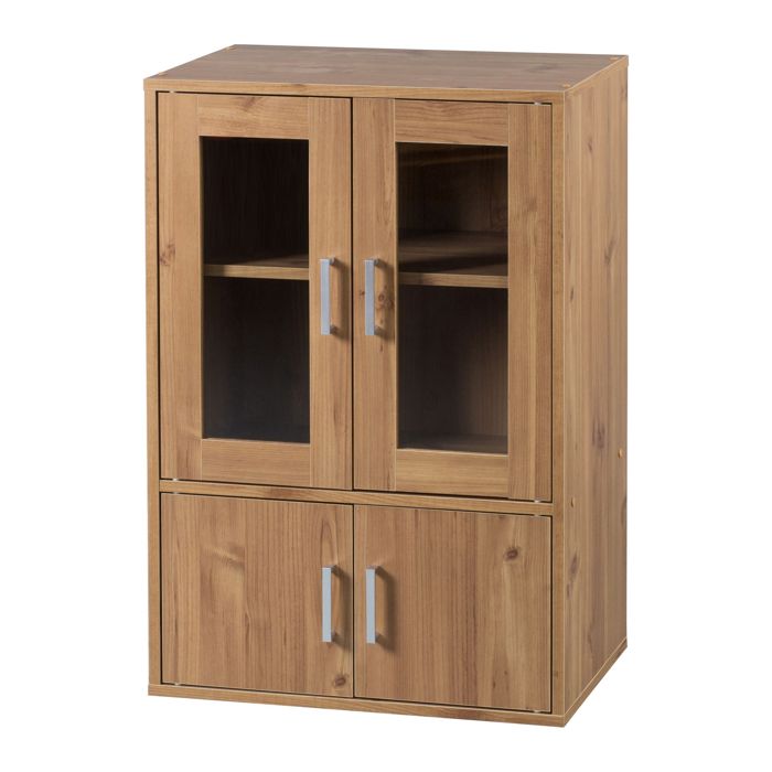Meuble de rangement buffet vaisselier de cuisine en bois