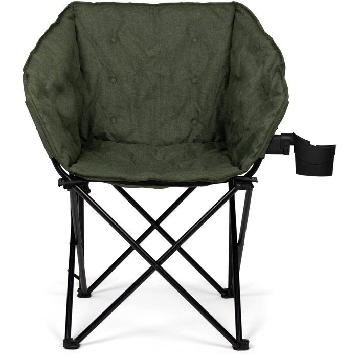 Fauteuil - KAMPA - TUBB Chair Green - Pliable rembourré - Vert foncé - 120 kg
