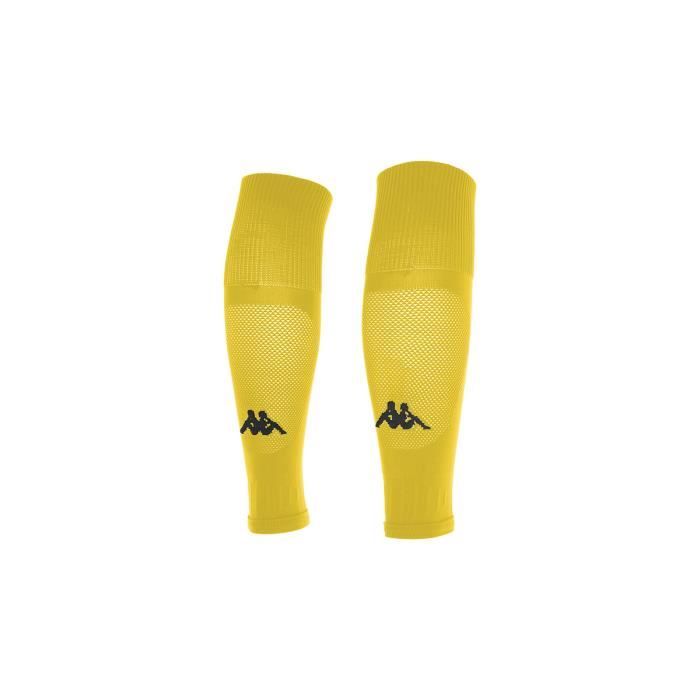 Chaussettes sans pied Kappa Spolf pro - jaune poussin/noir