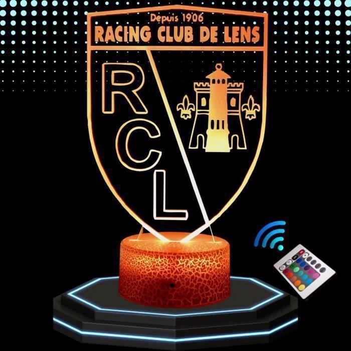 Lampe de Chevet 3D LED - RC Lens - Multicolore - Tactile - Télécommande - Cable USB