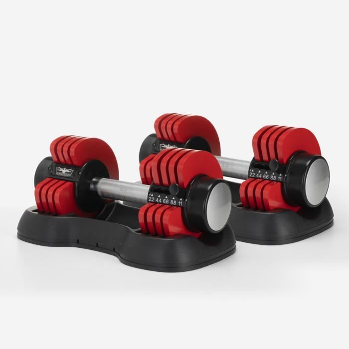 Paire De Pédales Réglables Pour Rameur - Accessoire Fitness Noir - Facile à Installer