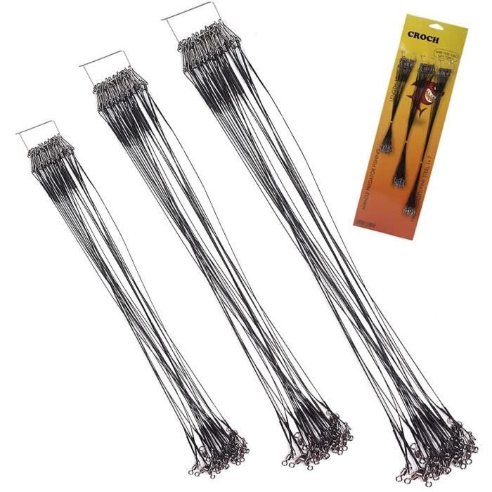 100pcs Crank Hard Lure Argent Acier Inoxydable 3#-8# Anneau Accessoires De Pêche - Sports Et