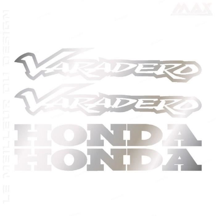 4 stickers VARADERO – ARGENT – sticker HONDA 125 1000 XL V - HON412