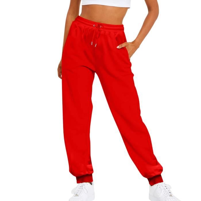 Pantalon De Jogging Femme - Sweatpants Taille élastique Avec Poches, Confortable Pour Sport, Yoga, Loisirs En Automne/hiver